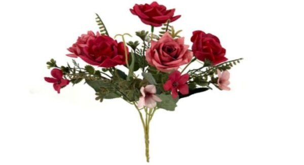0711 BUQUE DE FLOR VERMELHO