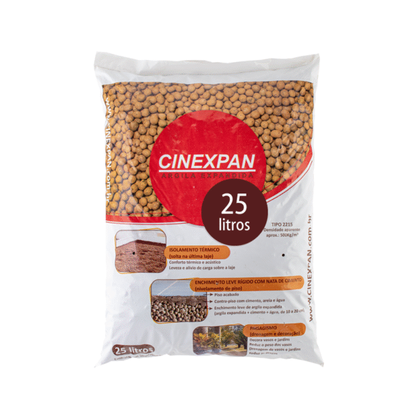 ARGILA EXPANDIDA CINEXPAN  25 LITROS