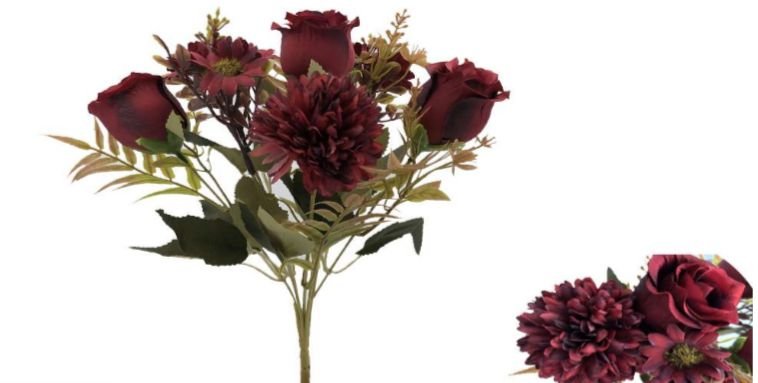 1910 BUQUE DE FLOR VERMELHO
