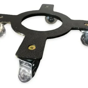 SUPORTE ECONOMICO DE POLIETILENO X 4 RODAS 35 CM - 35mm