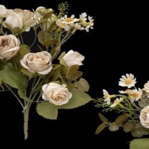 0080 BUQUE MINI FLOR CREME