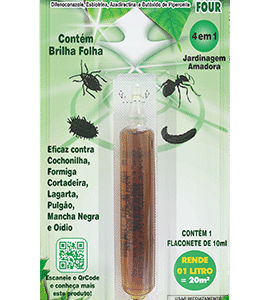 FUNGICIDA/INSETICIDA INSETICOM JARDIM FOUR  -10ml