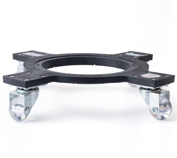 SUPORTE ECONOMICO DE POLIETILENO X 4 RODAS 21 CM - 35mm