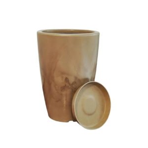 VASO POLIETILENO PEROLA CONICO G (AMENDOA)