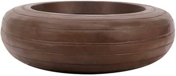 VASO RELEVO BOWL 23/35 X 10 CM RUSTY