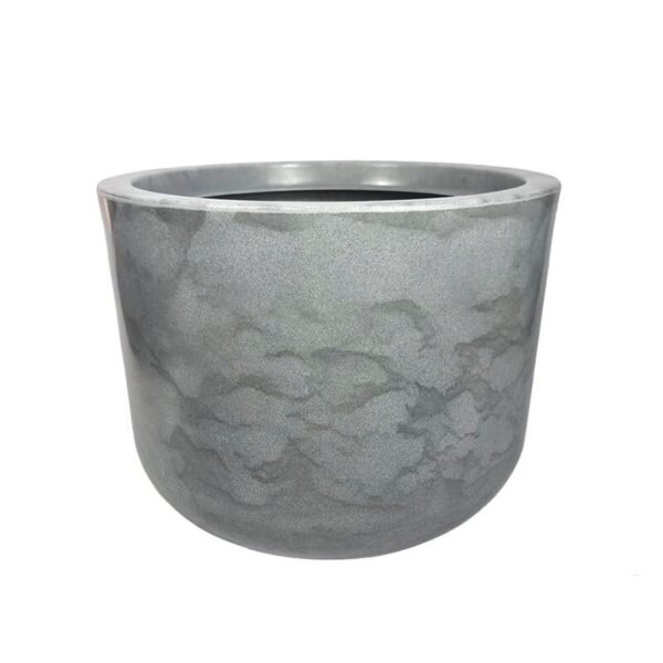 VEP2-BC VASO VENEZA POLIETILENO No 2 BRANCO CARRARA