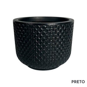 VBPM-PC VASO BETA POLIETILENO MINI PRETO CARVAO