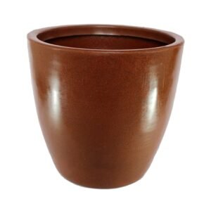 VASO POLIETILENO PEROLA OVAL P (MARROM)