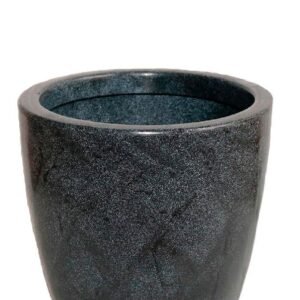 VASO POLIETILENO PEROLA OVAL P (CINZA)