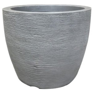 VASO BOJO RED. GRAFIATO C/ PRATO Nº 4 CIMENTO