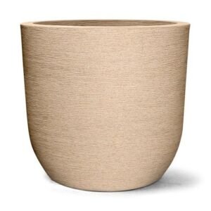 VASO POLIETILENO REDONDO GRAFIATTO PP (BEGE)