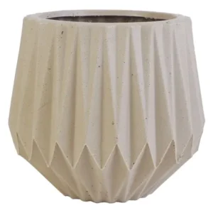VASO ORIGAMI C/PRATO Nº 3 BEGE