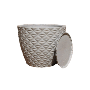 VASO BOJO RED. DIAMANTE C/ PRATO Nº 2 CIMENTO