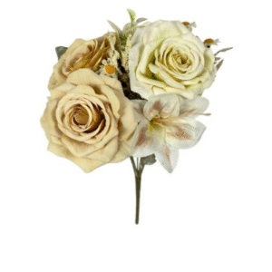DCX9166 - BQ DE ROSAS 34CM CHAMPAGNE