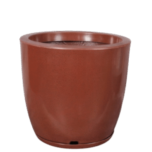 VASO BOJO RED. POLIDO C/ PRATO Nº 2 MARROM