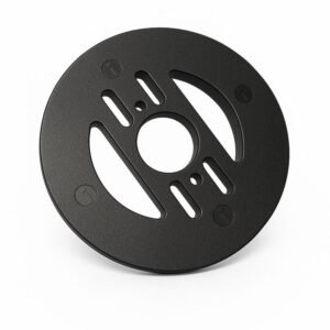 RODIZIO POLIETILENO MAR/PRETO ACRILICA 24CM