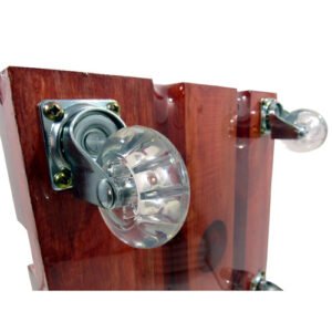 RODIZIO MADEIRA QUADRADO 40 X 40 RODA DE SILICONE