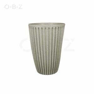 VASO POLIETILENO COLUNA ROMANA M CINZA REF 41